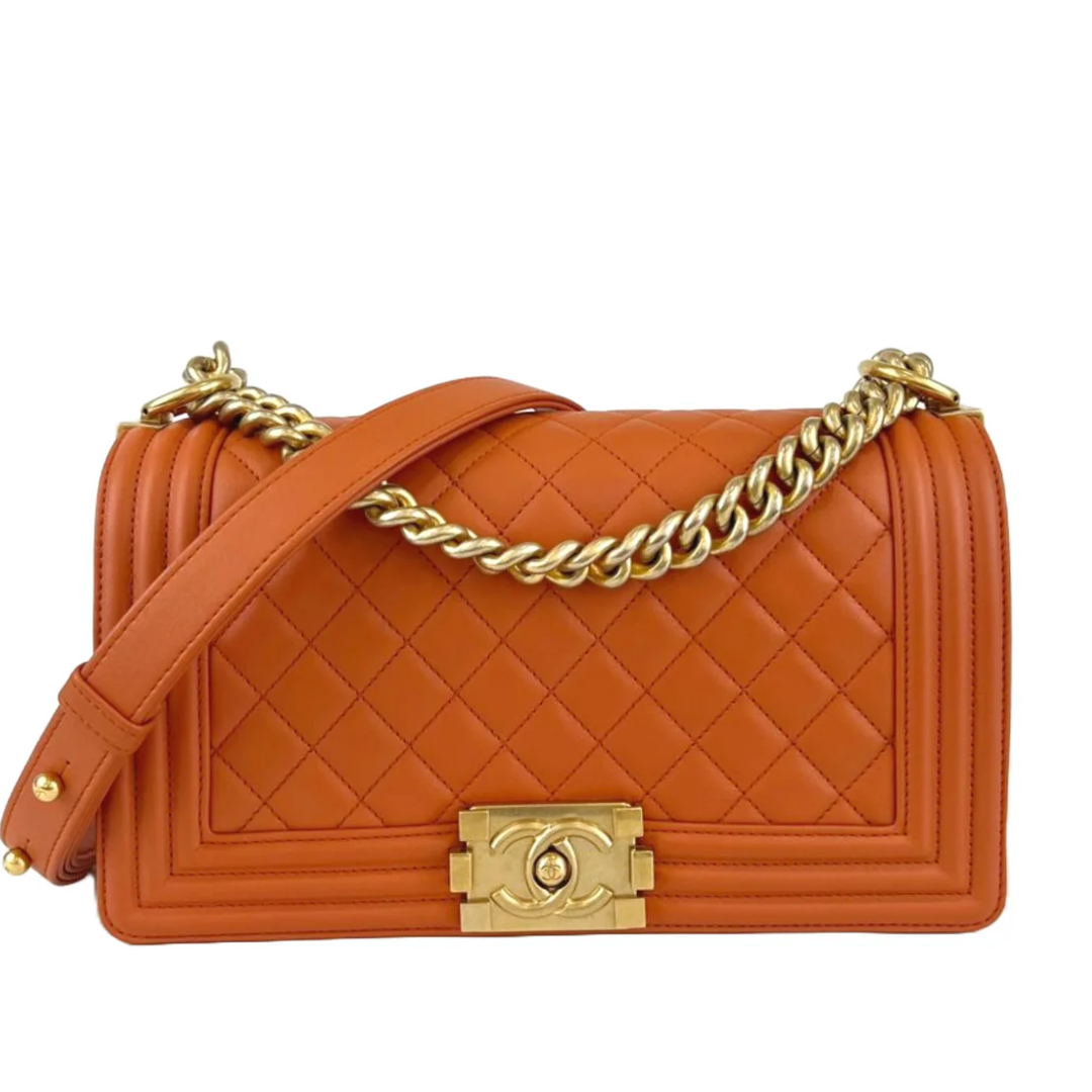 CHANEL BOY QUILTED CALFSKIN