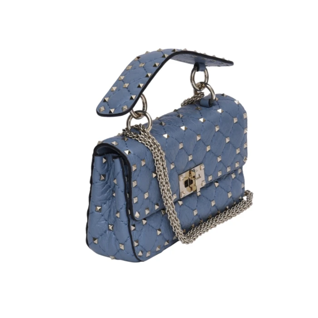 VALENTINO GARAVANI ROCKSTUD SPIKE AZUL