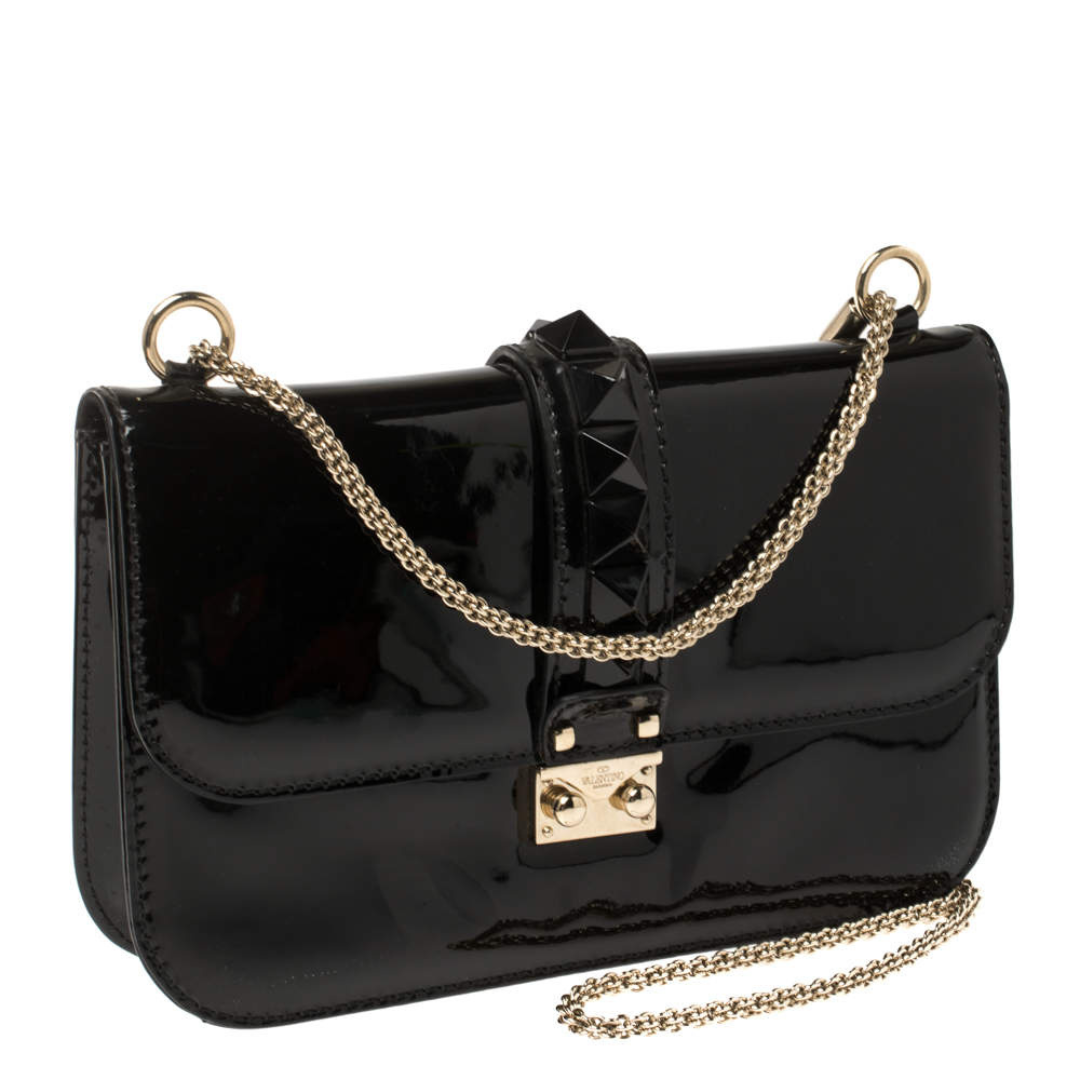 BOLSA VALENTINO GARAVANI GLAM LOCK BLACK