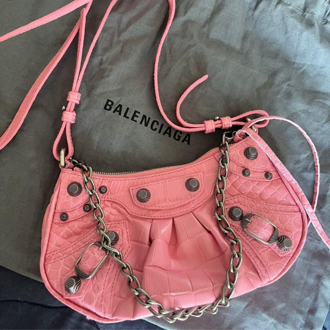 BALENCIAGA AGNEAU LE CAGOLE MINI