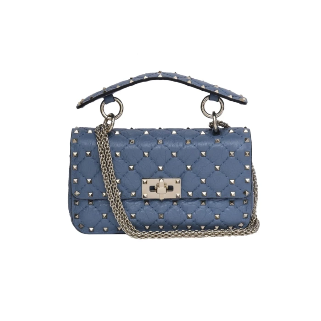 VALENTINO GARAVANI ROCKSTUD SPIKE AZUL