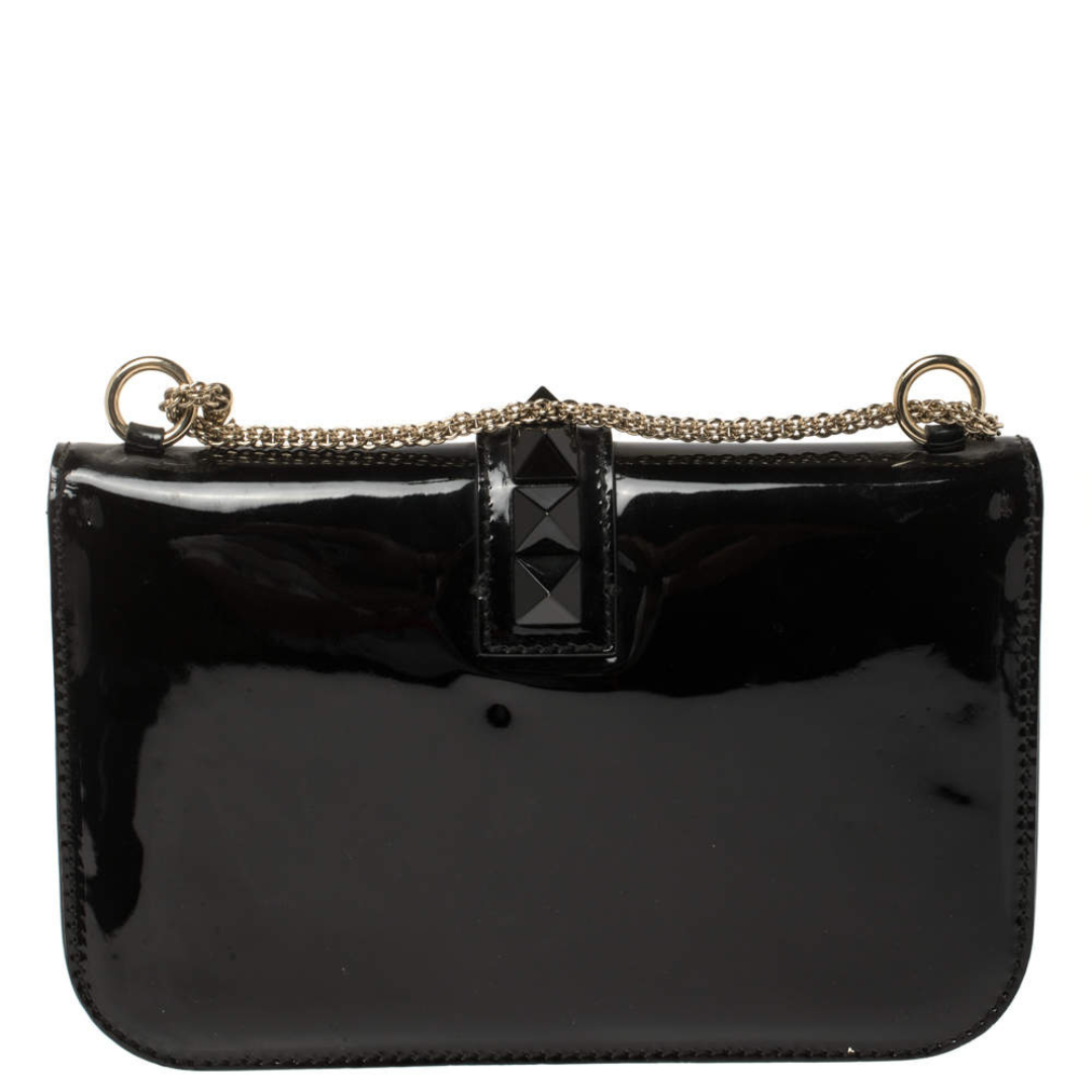 BOLSA VALENTINO GARAVANI GLAM LOCK BLACK