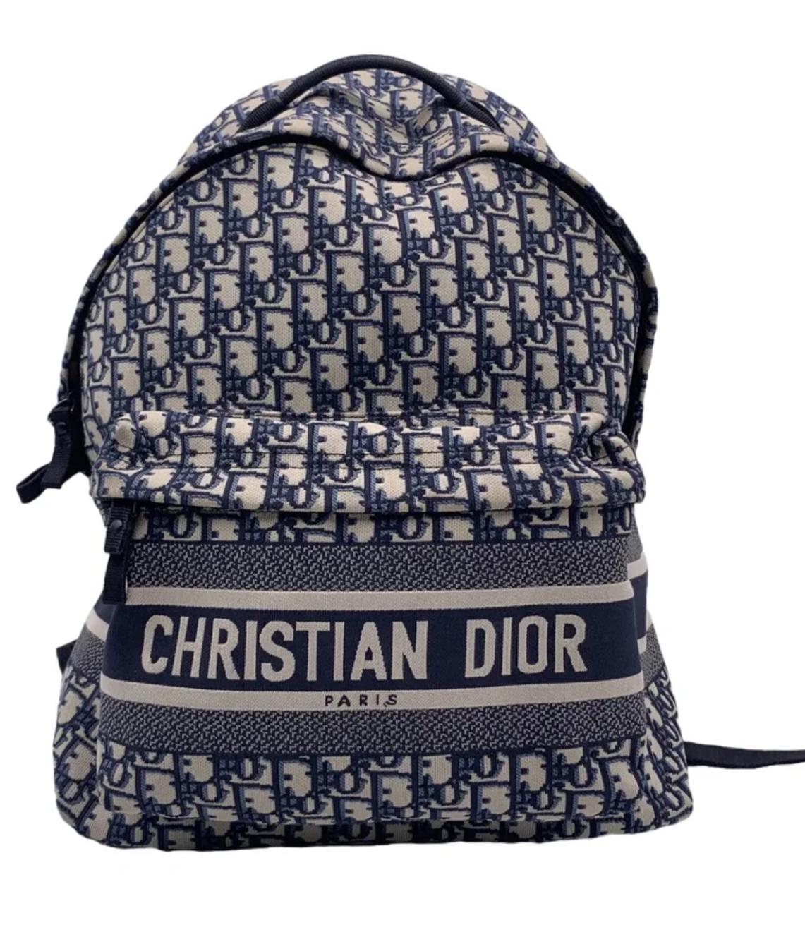 Christian Dior Mochila DiorTravel Azul